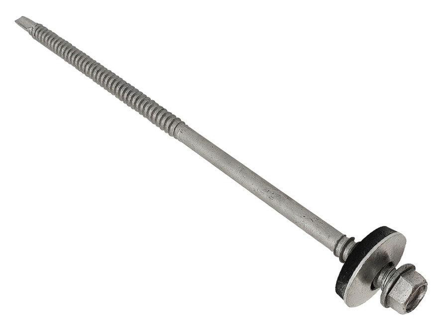ForgeFix TFHW19CPSD5560L TechFast Composite Panels to Steel Hex Screw No.3 Tip 5.5 x 60mm Box 100 - FORTFHD5560L - main image