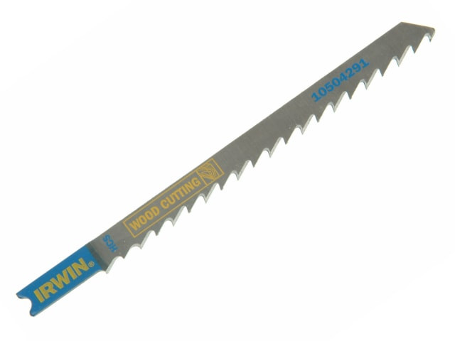 Irwin 10504290 U111C Jigsaw Blades Wood Cutting Pack of 5