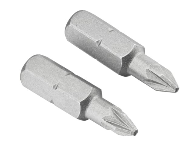 Irwin 10504397 Pozidriv Insert Bits PZ1 25mm (Pack 2)