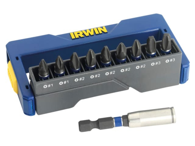 Irwin 1923419 Phillips Impact Screwdriver Bit Set, 10 Piece