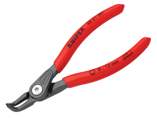 KNIPEX 48 21 J01 SB 48 21 J01 Precision Circlip Pliers Internal 90° Bent 8-13mm