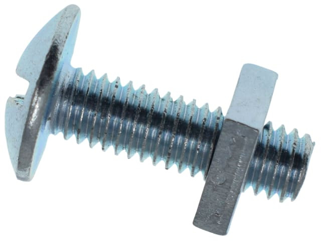 Metalmate Roofing Bolt & Nut ZP M5 x 16mm (Box 50)