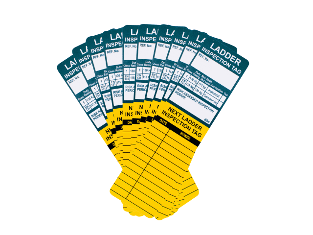 Scan TG0410 Replacement Ladder Tag Inserts - Pack of 10