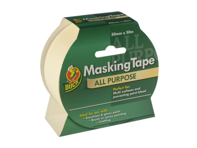 Shurtape 260196 Duck Tape All Purpose Masking Tape 50mm x 50m