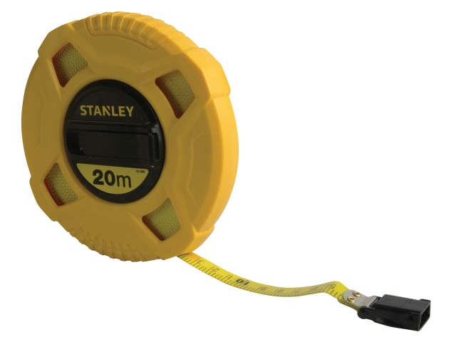 Stanley 0-34-296 Closed Case Fibreglass Long Tape 20m (Width 13mm)