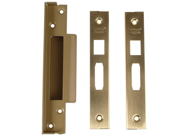 Union J2200REB-0.5-PL StrongBOLT 2200 Mortice Sashlock Rebate Kit 13mm Polished Brass Box