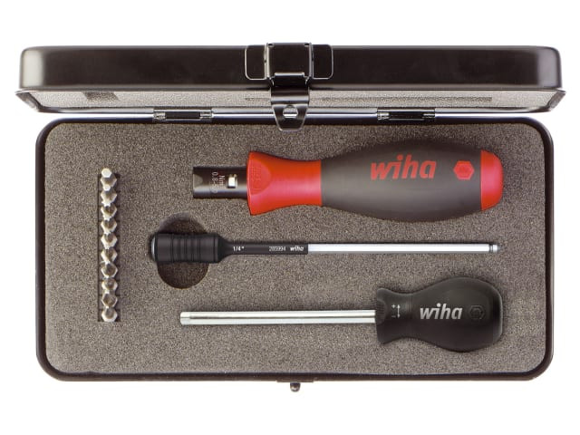 Wiha 26893 TorqueVario-S Screwdriver Set, 14 Piece