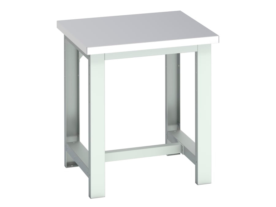 Bott 41003628.16V Cubio Basic Bench, Stainless Steel Clad Top 750 x 750mm