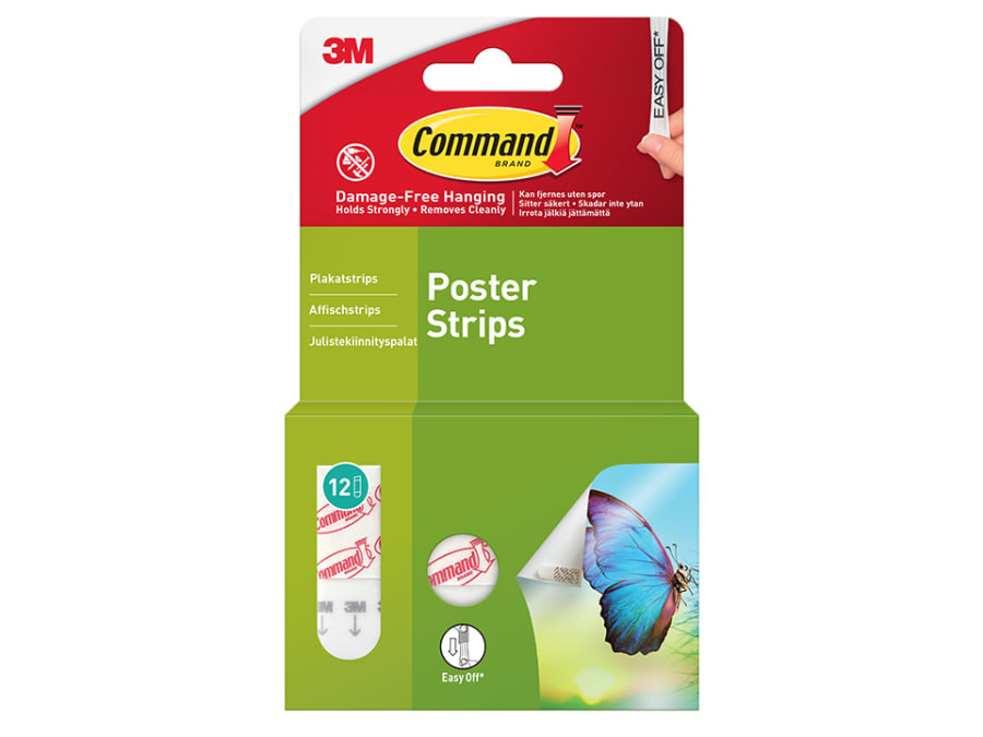 Command™ 7100336670 Poster Strips x 12 7100336670
