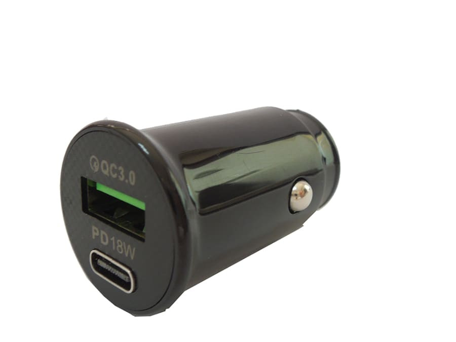 Dencon 7095 USB Dual Port Charger + LED 12/24V 7095
