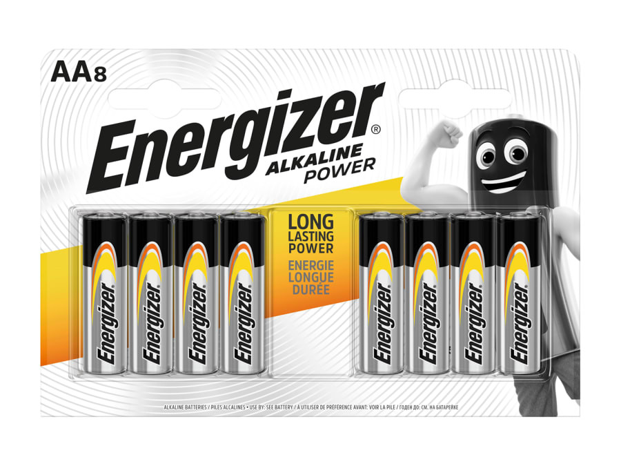 Energizer® S9337 Alkaline Power Batteries AA x 8 S9337