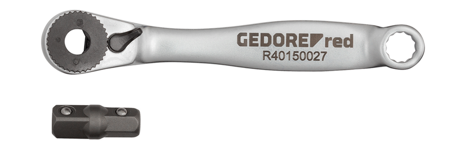 Gedore 3300161 R40150027 Bit Ratchet Left/Right. 1/4 91 mm RSW6° Adapter