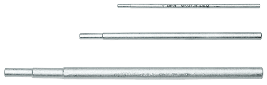 Gedore 6219350 26 RS 1 Step turning pin 190 mm, Ø 5 6 mm