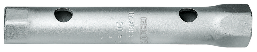 Gedore 6212260 26 R 20X22 Double ended socket spanner, hollow shaft, hexagon 20x22 mm