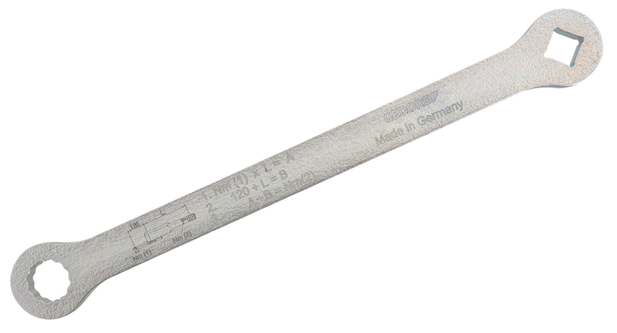 Gedore 3293432 KL-0284-172 Adapter spanner waf 13 mm, 3/8"