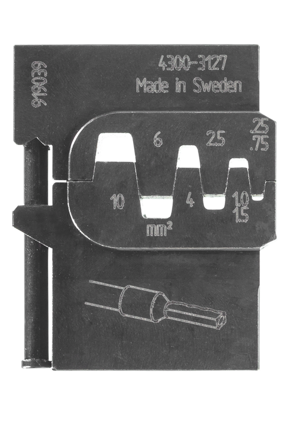 Gedore 1830600 8140-06 Module insert for wire end ferrules 0.25-10mm