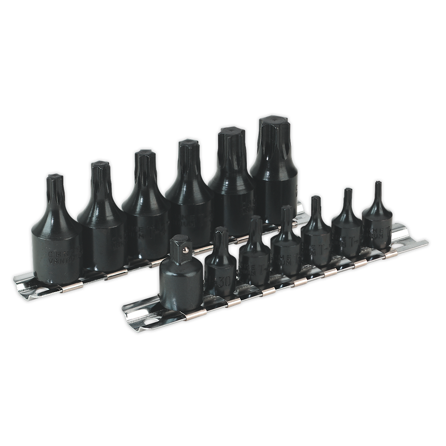 Sealey AK5584 Premier TRX-Star* Socket Bit Set 1/4" & 3/8"Sq Drive 13pc