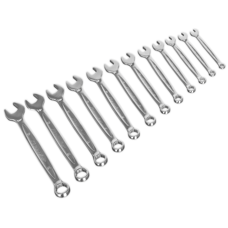 Sealey AK63921 Premier Lock-On Combination Spanner Set 12pc