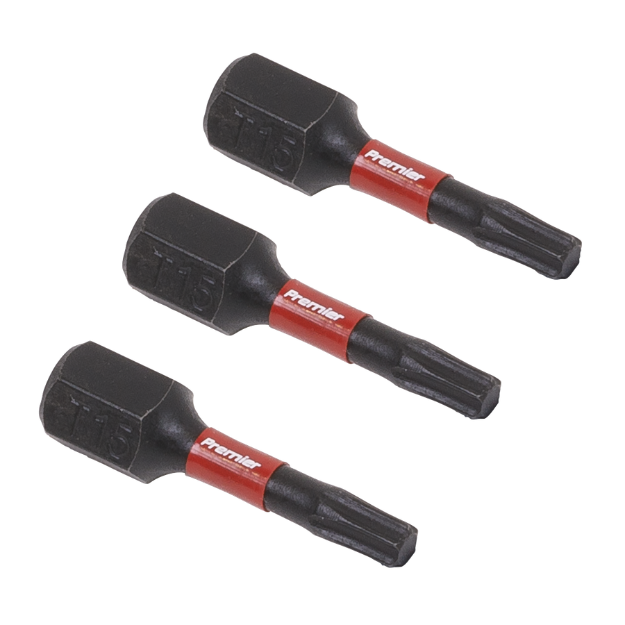 Sealey AK8216 Premier TRX-Star* Impact Power Tool Bits T15 x 25mm 3pc