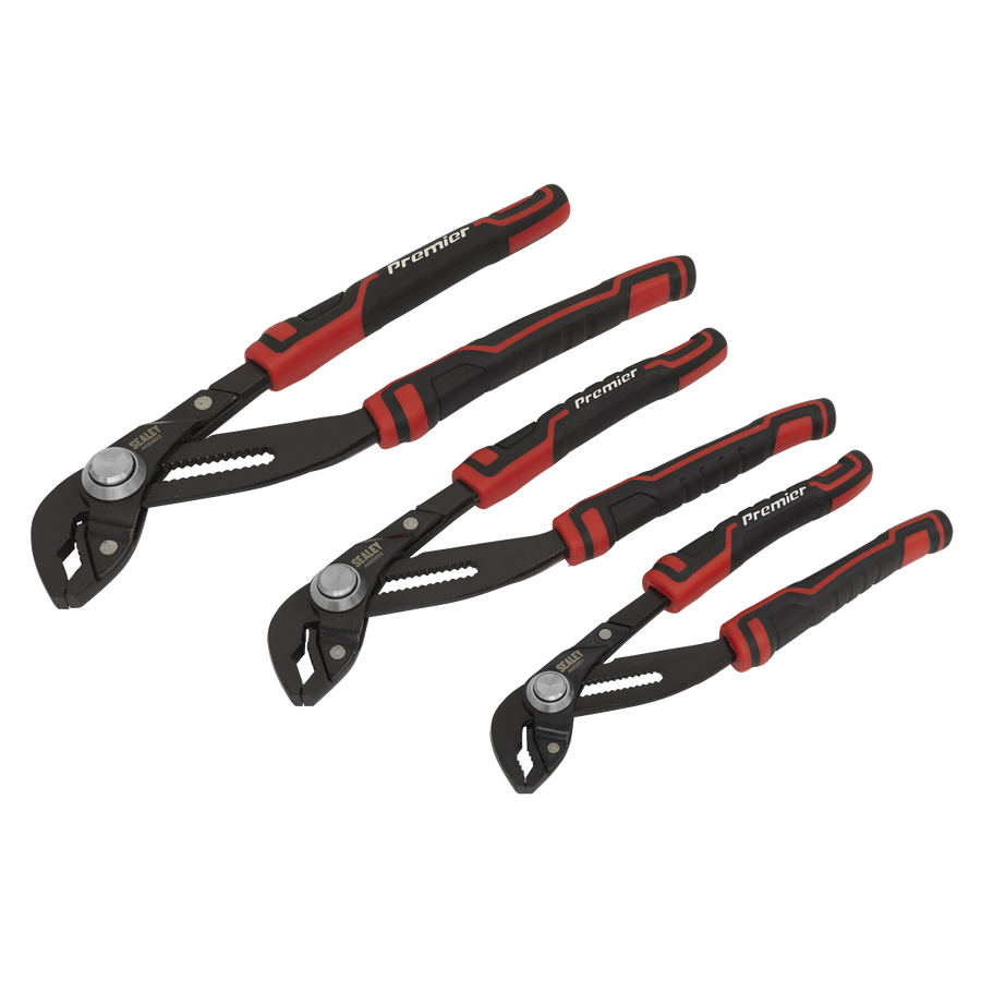 Sealey AK8380 Premier Quick Release Water Pump Pliers Set 3pc