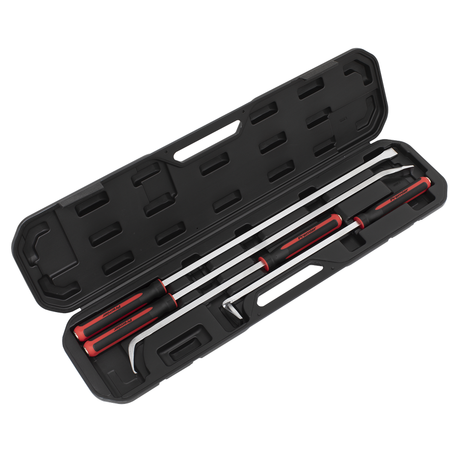 Sealey AK9100 Premier Heavy-Duty Pry Bar Set 4pc