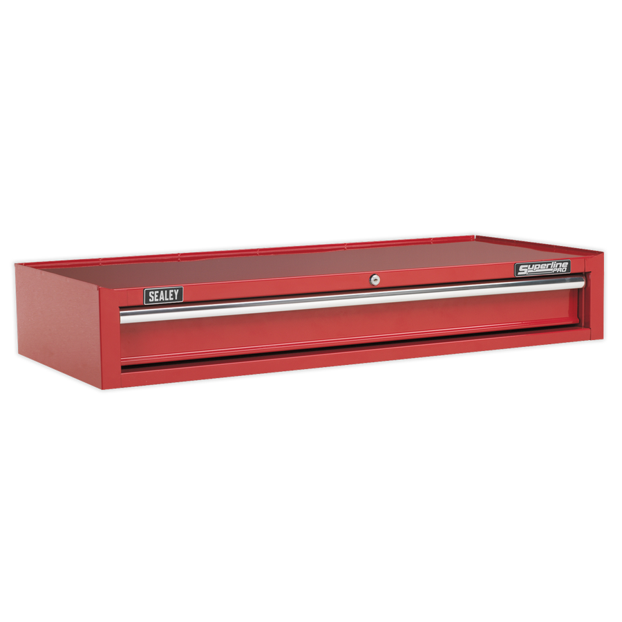 Sealey AP41119 Superline Pro Heavy-Duty Mid-Box Tool Chest with Drawer - Red