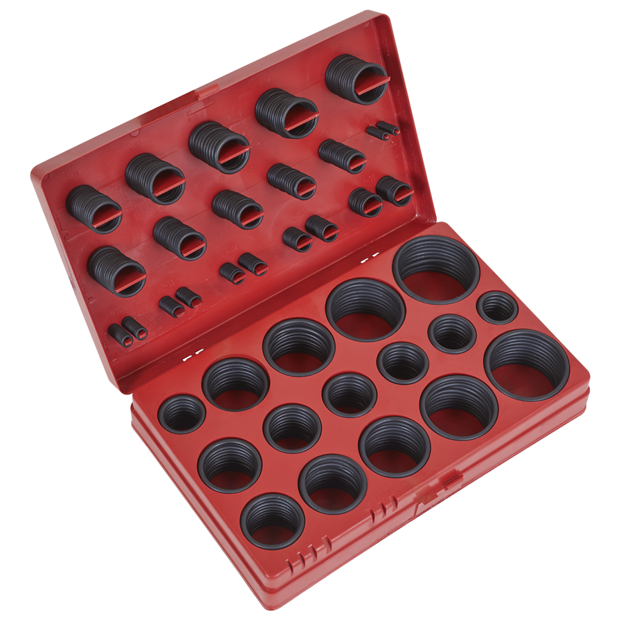 Sealey BOR419 Rubber O-Ring Assortment 419pc