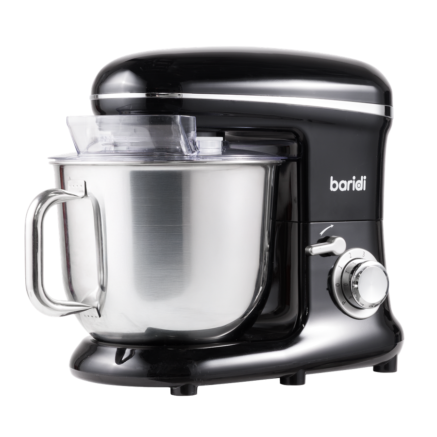 Baridi DH173 1500W Stand Mixer with Accessories 6L - Black