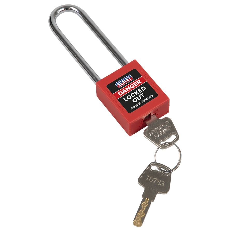 Sealey EV12 Long Shackle Safety Lockout Padlock