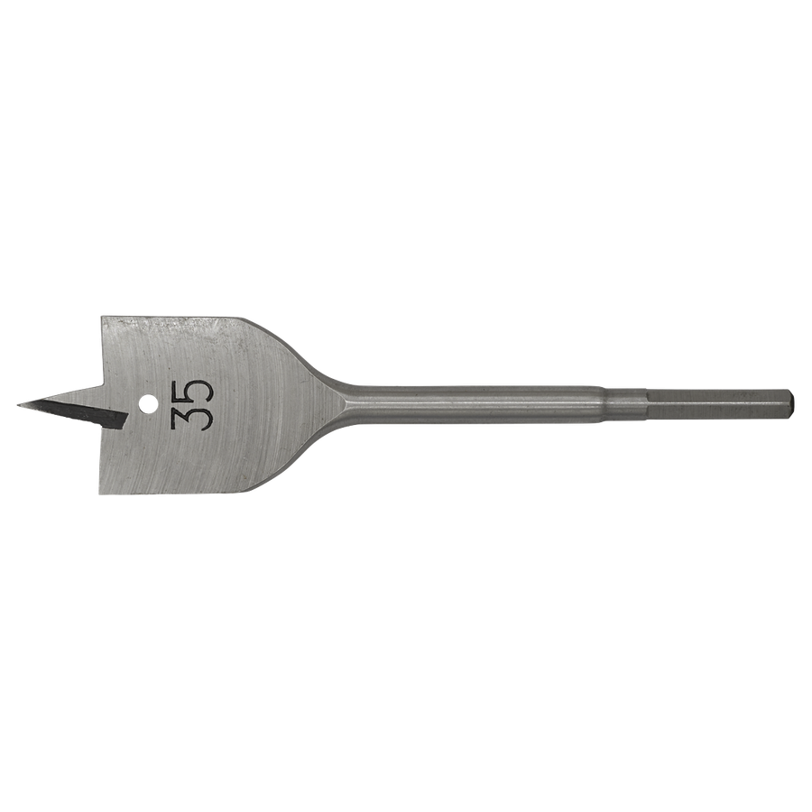 Sealey FWB35 Worksafe Flat Wood Drill Bit 35mm x 152mm