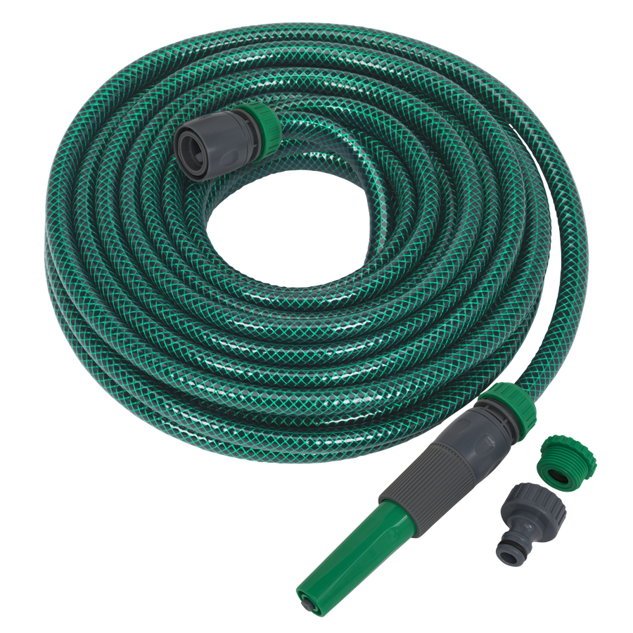 Sealey GH15R/12 Water Hose 15m with Fittings