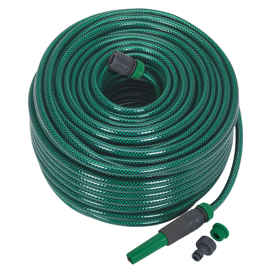 Sealey GH80R Water Hose 80m with Fittings