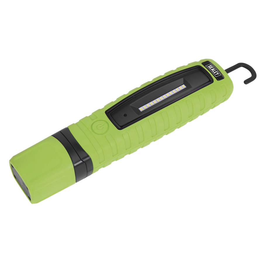 Sealey LED360G Rechargeable 360° Inspection Light 8W & 3W SMD LED - Green