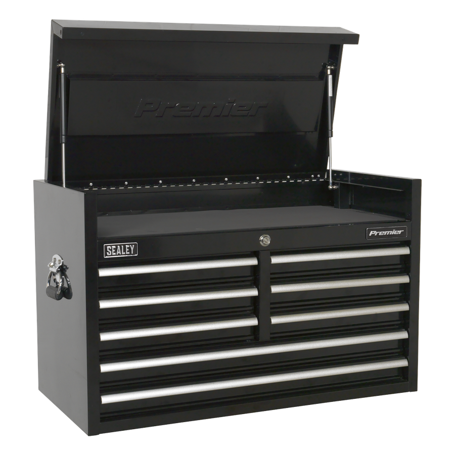 Sealey PTB91508 Premier Heavy-Duty Topchest 915mm 8 Drawer - Black