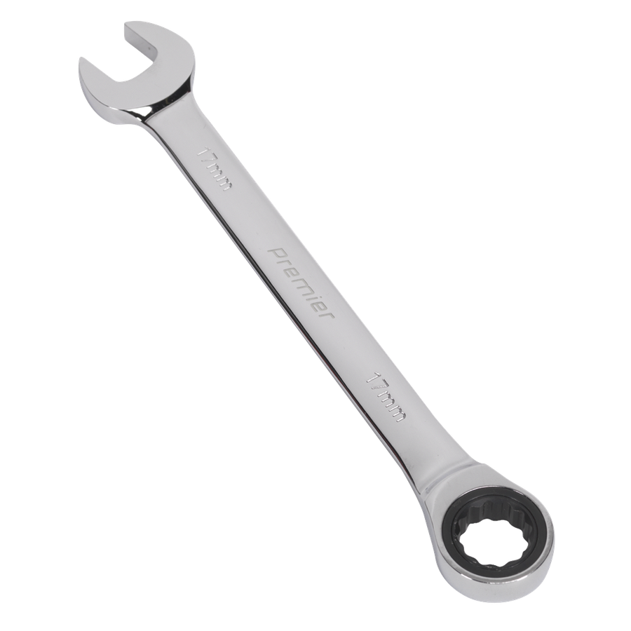 Sealey RCW17 Premier Combination Ratchet Spanner 17mm