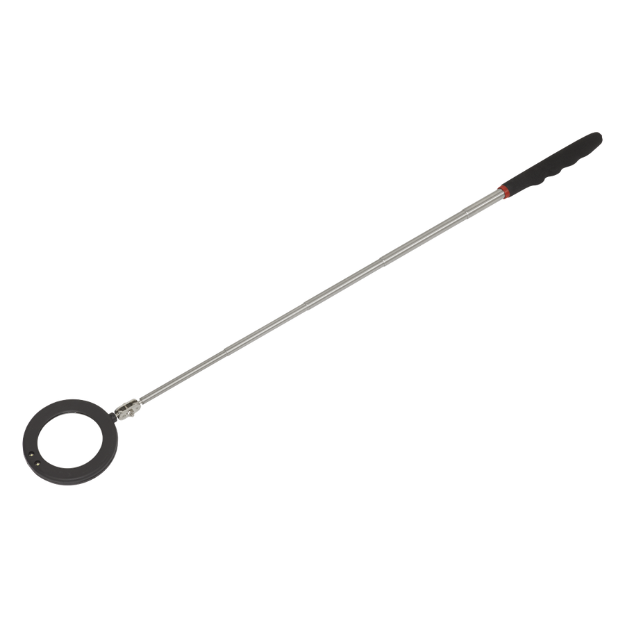 Sealey S0947 Siegen Telescopic Inspection Mirror with LED 75mm