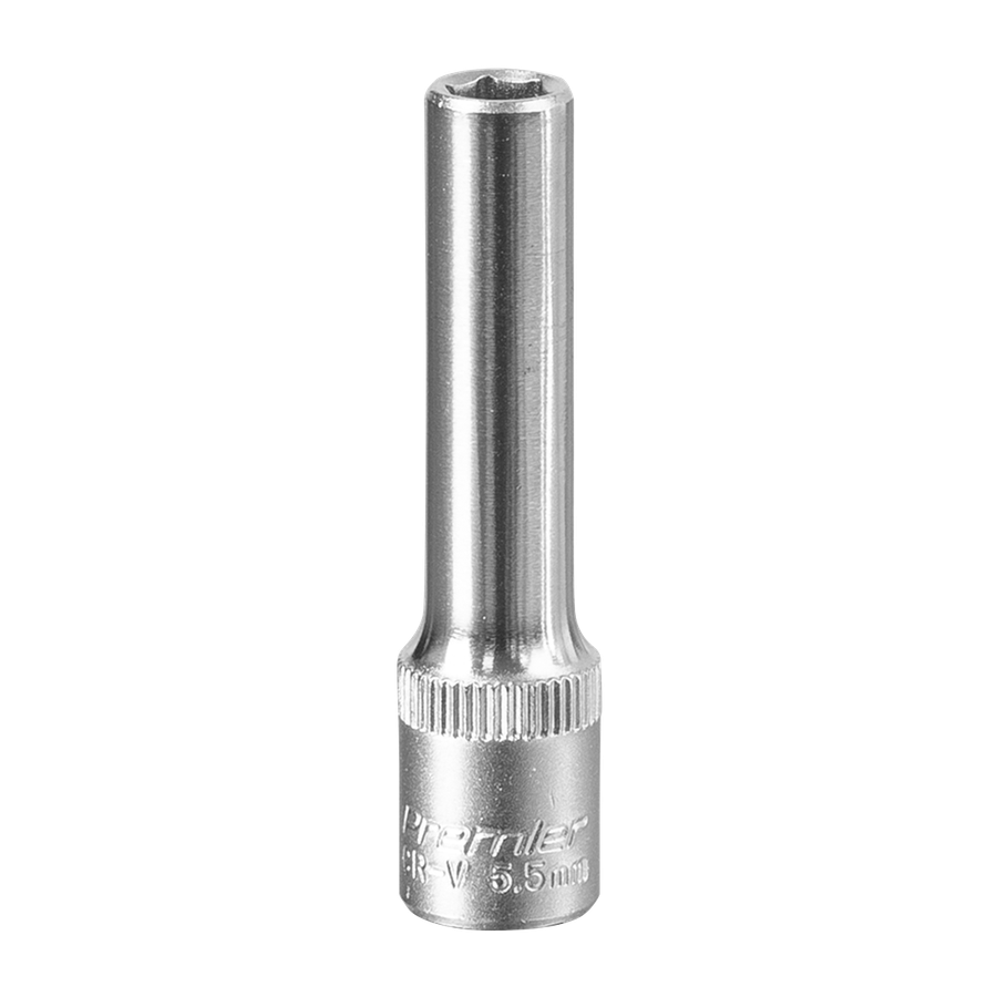Sealey S14055D Premier Deep Socket 1/4"Sq Drive 5.5mm