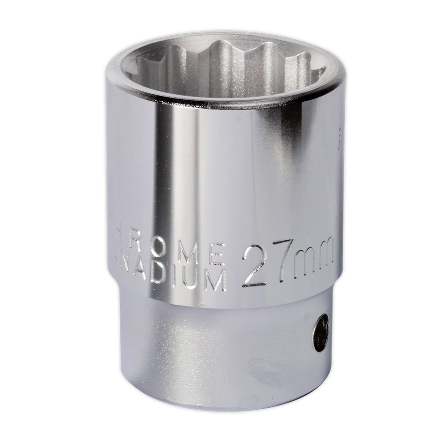 Sealey S34/27 Premier Socket 3/4"Sq Drive 27mm