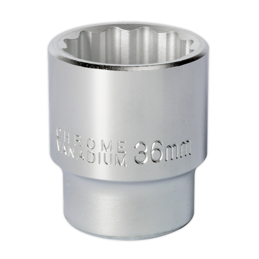 Sealey S34/36 Premier Socket 3/4"Sq Drive 36mm