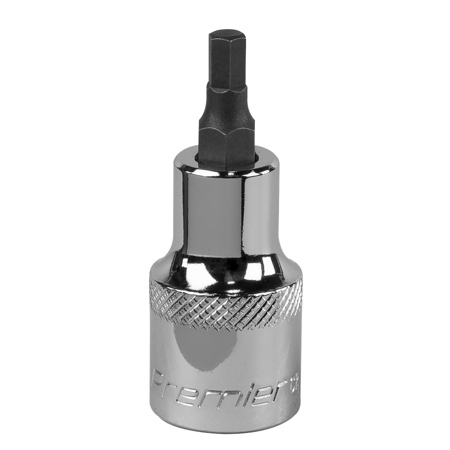 Sealey SBH017 Premier Hex Socket Bit 1/2"Sq Drive 5mm