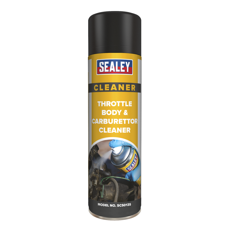 Sealey SCS013 Throttle Body & Carburettor Cleaner 500ml - Pack of 6