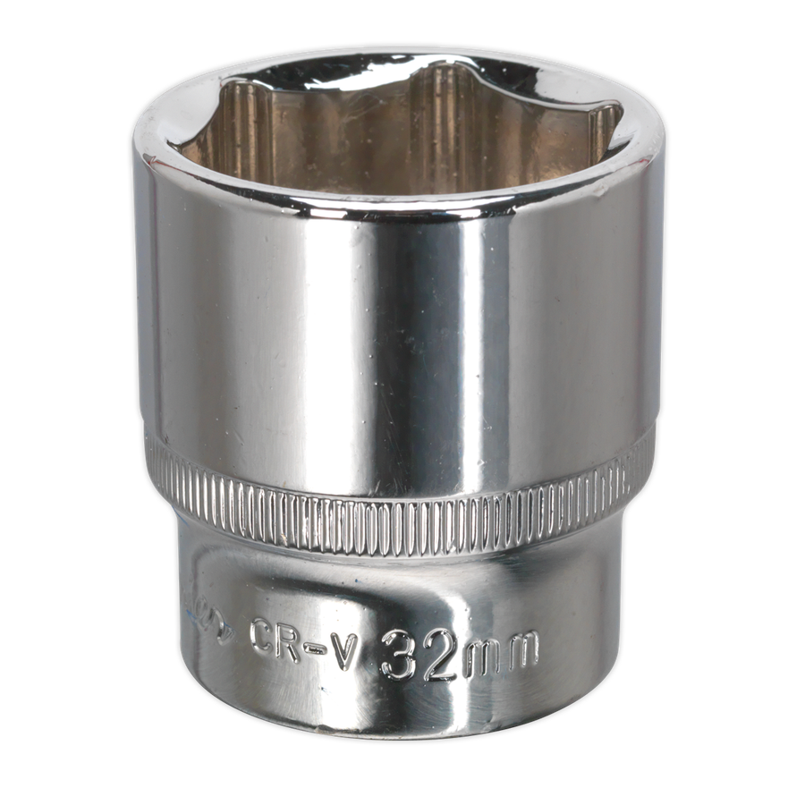 Premier SP1232 Fully Polished Socket 1/2"Sq Drive 32mm