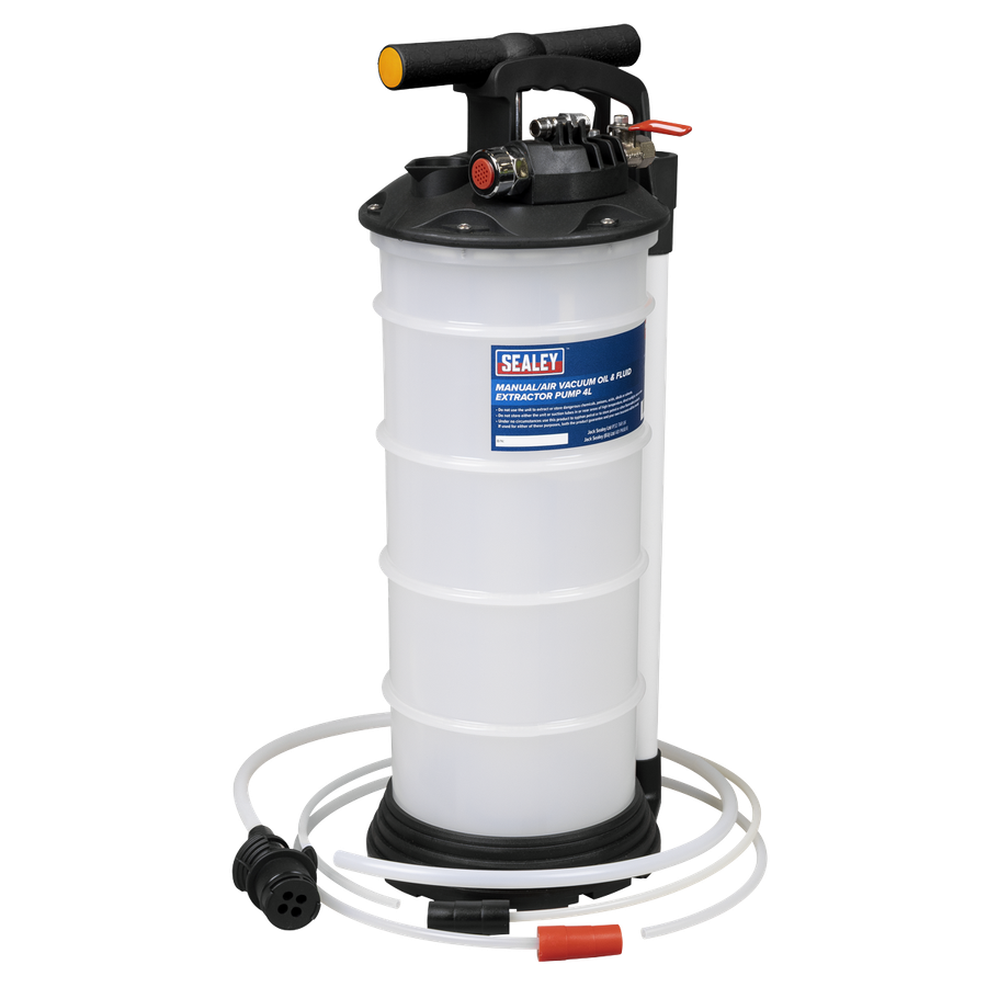 Sealey TP6900 4L Manual/Air Vacuum Oil & Fluid Extractor Pump