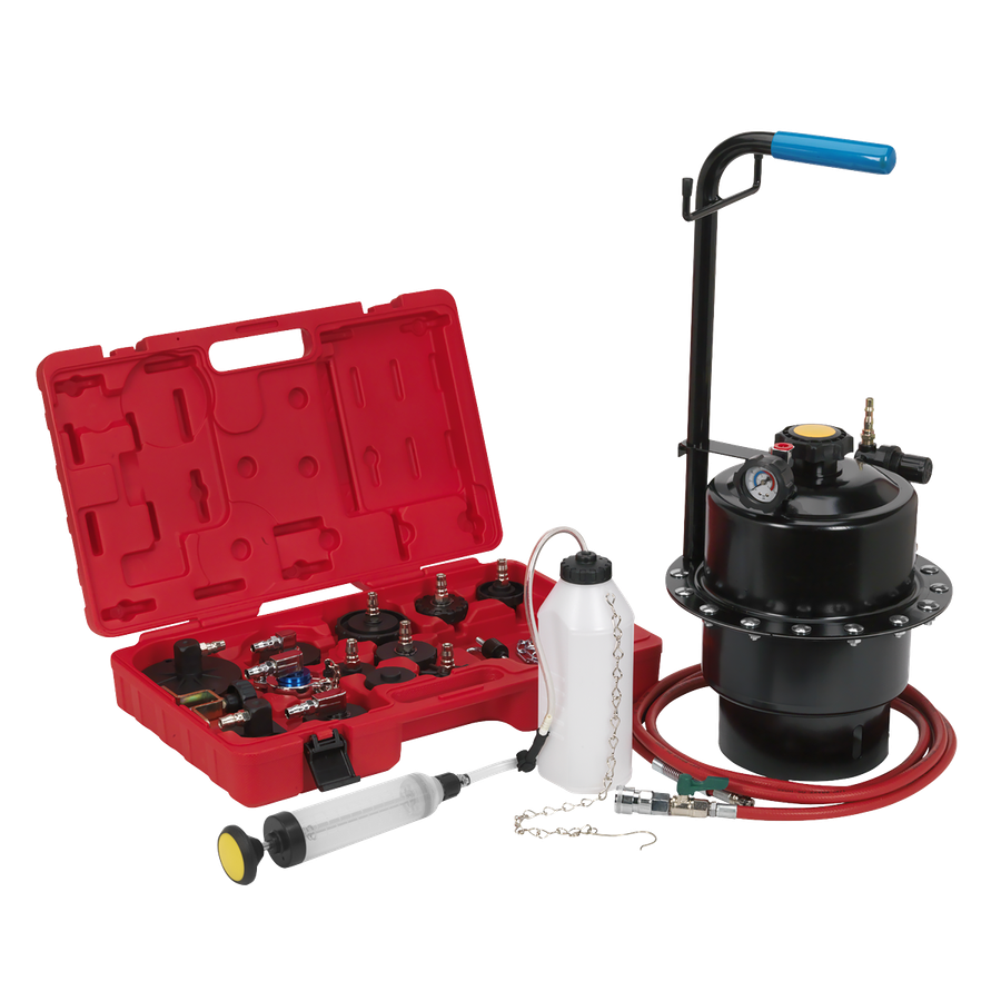Sealey VS0204 Pneumatic Brake & Clutch Pressure Bleeder Kit 5L