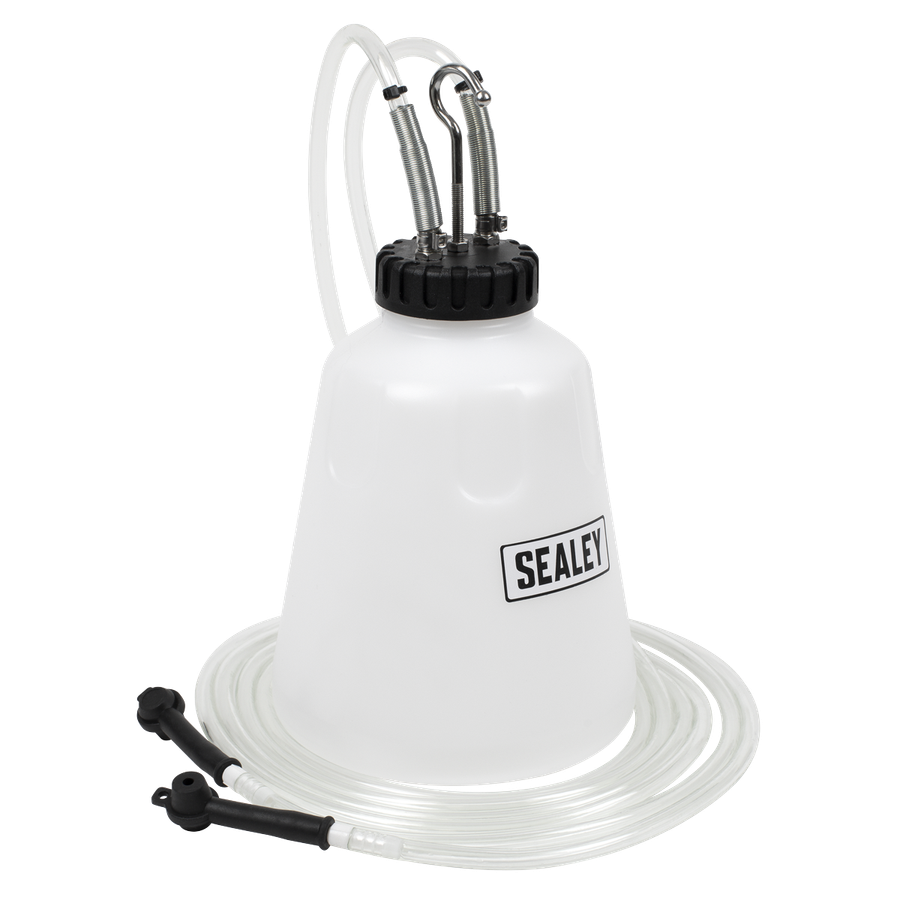 Sealey VS0218 High Flow Twin Pipe Brake Bleed Bottle 2L
