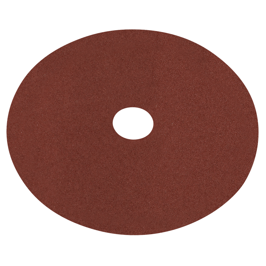 Sealey WSD460 Worksafe 100mm Fibre Backed Sanding Disc 60Grit - Pack of 25
