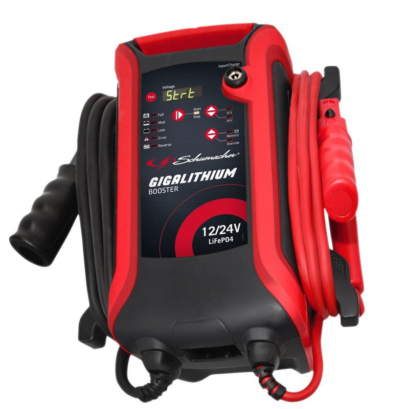 Schumacher 13757 GIGA 12/24V Lithium Booster, 2000/1000CA