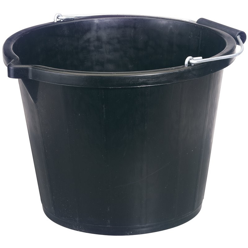 Draper 31687 Bucket, 14.8L, Black