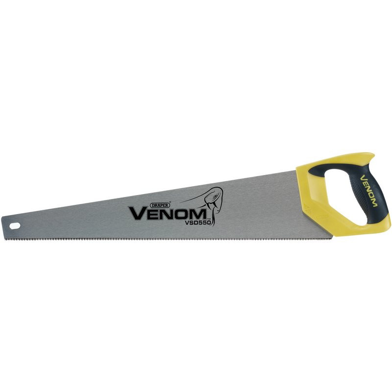 Draper Venom 82197 Second Fix Double Ground Handsaw, 550mm, 11tpi/12ppi