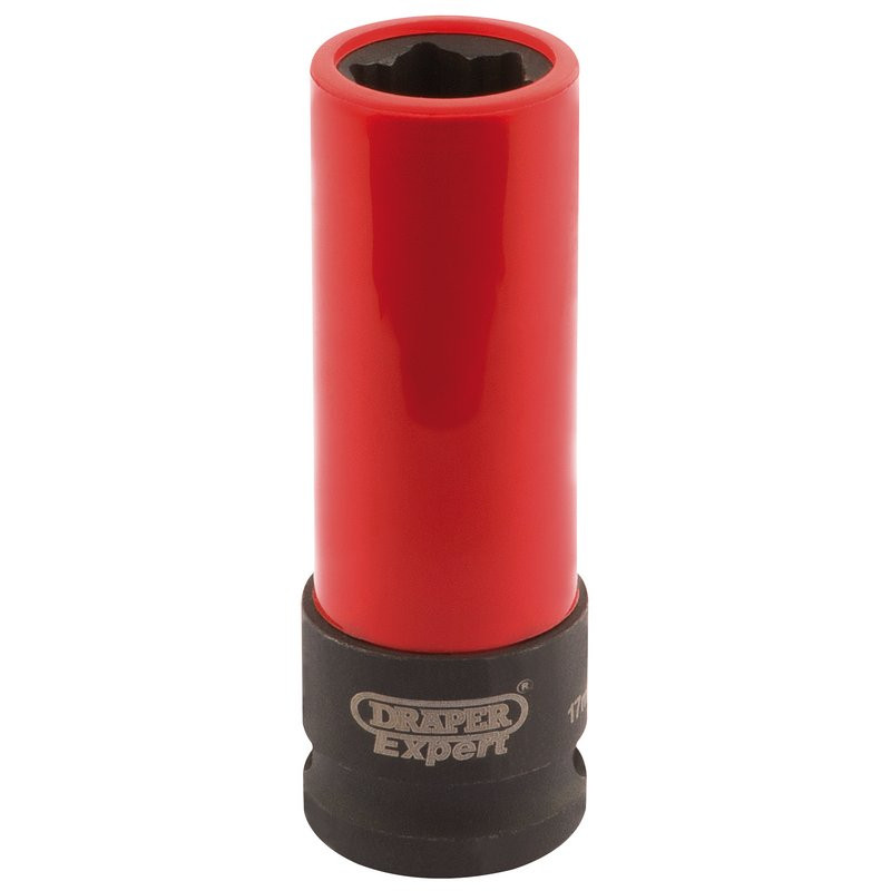 Draper 16175 Mercedes Benz Wheel Nut Socket, 1/2" Sq. Dr., 17mm